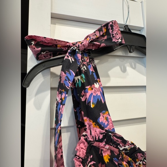 Cleobella Madeline Floral Mini Bubble Hem Dress Medium Like New - Picture 7 of 8